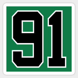 Number 91 Magnet